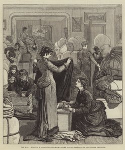A Guerra, Cena em uma Sala de Estar em Londres, Alívio para os Desamparados nas Províncias Turcas